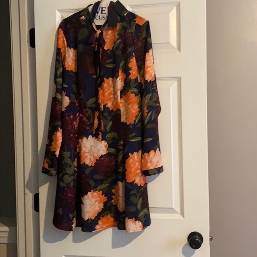 Flower print guess dress